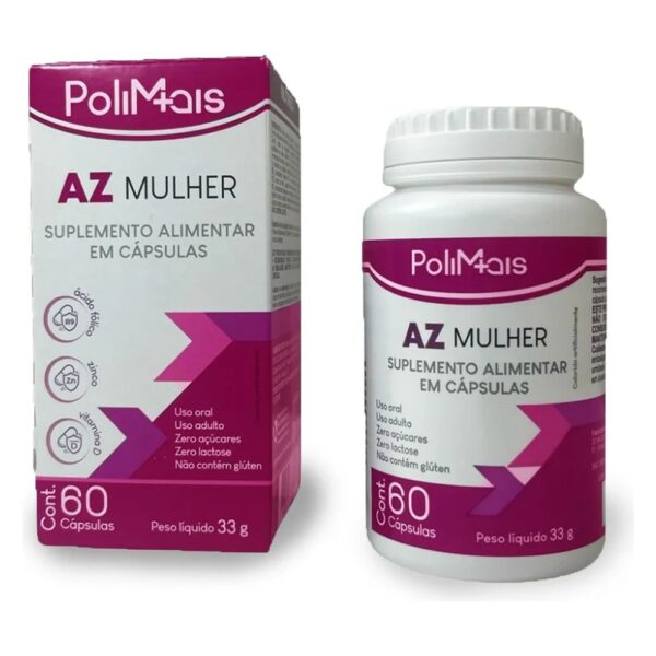 POLIMAIS POLIVITAMINICO AZ MULHER 60CPS - Imagem 2