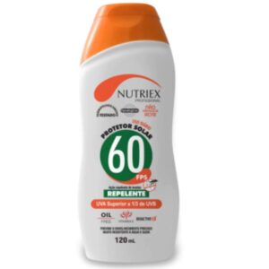 Protetor Solar Fps 60 Com Repelente 120ml Nutriex