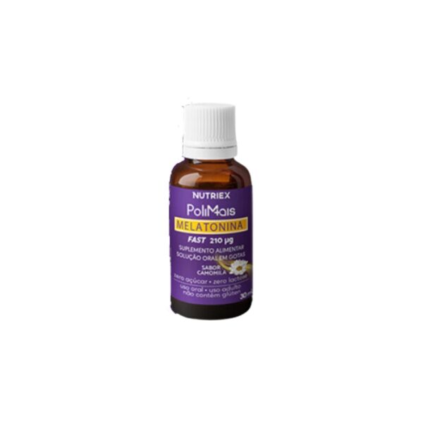 POLIMAIS MELATONINA 210 MCG FAST GOTAS CAMOMILA 30ML - Imagem 2