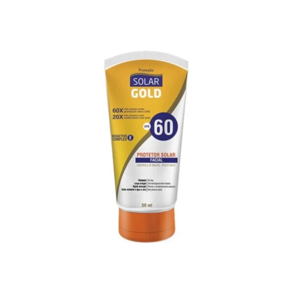PROTETOR SOLAR FPS 99 FACIAL SOLAR GOLD 50ML